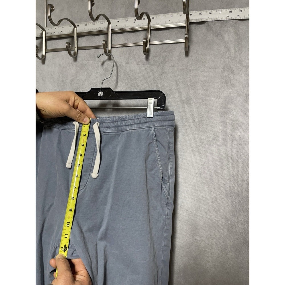 Marine Layer Pants Men L Saturday Slim Straight Twill Pull On Chino Drawstrings - Picture 4 of 11
